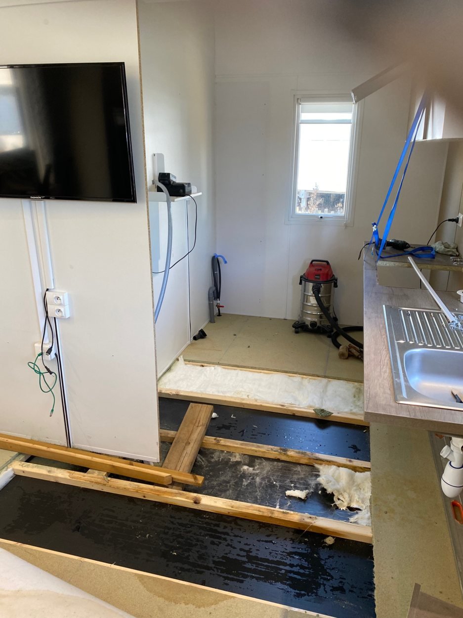 Cuisine en cours de rénovation
